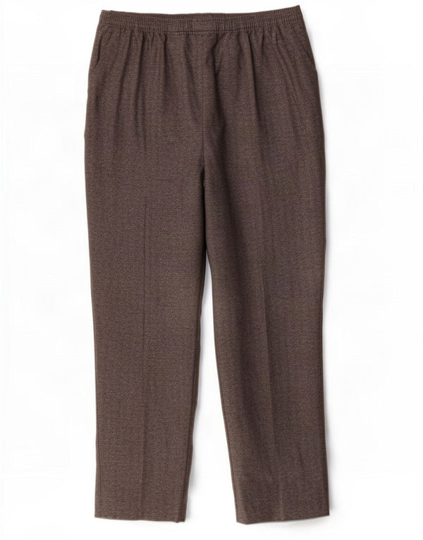Marks & Spencer Damen Chinohose UK 14 Large W34 L28 Grau meliert