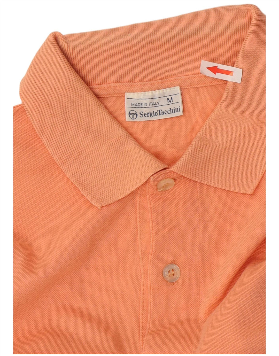 Sergio Tacchini Herren-Poloshirt aus mittelrosa Baumwolle