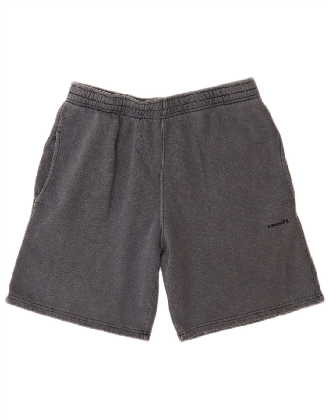 Superdry Herren-Sportshorts, Größe S, Blau, Baumwolle