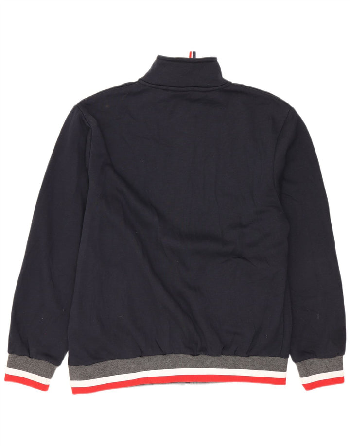 UMBRO Herren-Trainingsanzugoberteil mit Grafik, XL, Marineblau, Farbblock-Polyester