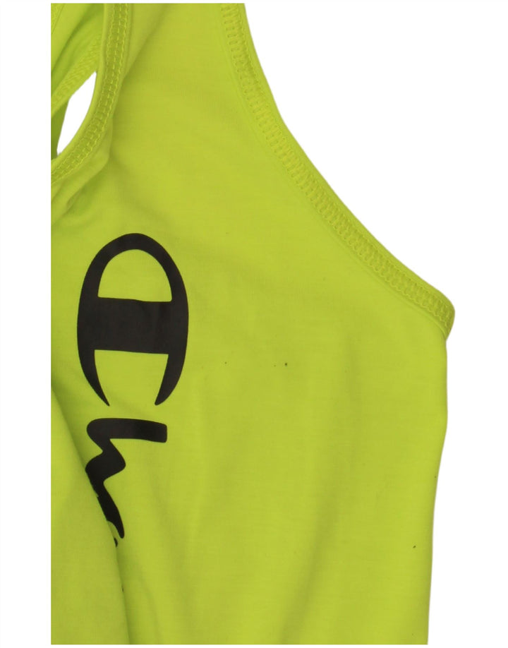 Champion Damen Grafik-Trägershirt UK 14 Large Grün