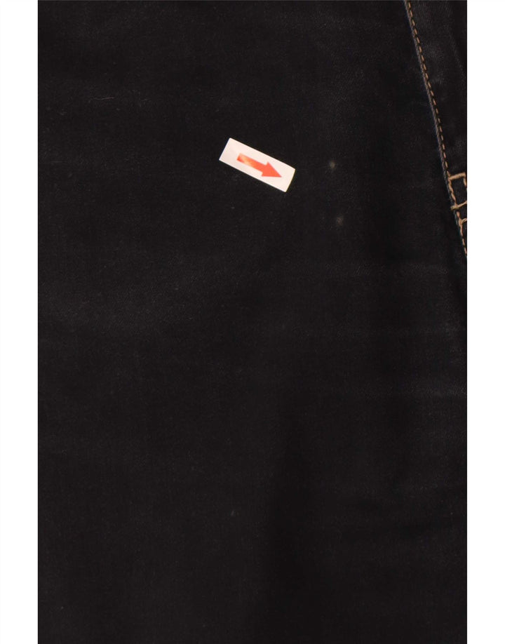 Armani Herren Straight Jeans W38 L29 Marineblaue Baumwolle