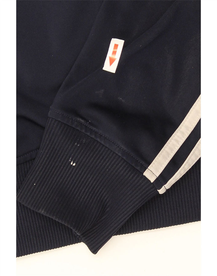 ADIDAS Herren-Trainingsanzug-Top-Jacke, mittelgroß, marineblau, Polyester