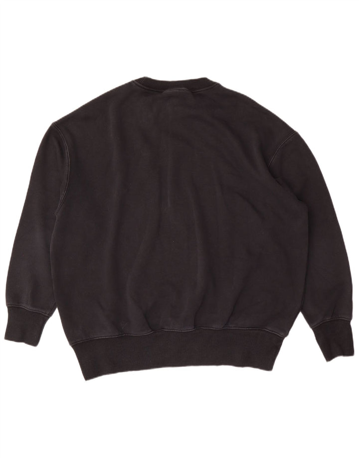 Nike Herren-Sweatshirt mit lockerer Passform, Größe S, schwarze Baumwolle