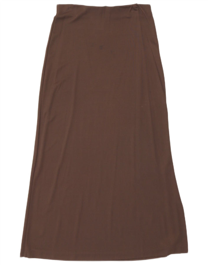 Sportmax Damen Maxirock Medium W28 Braune Viskose