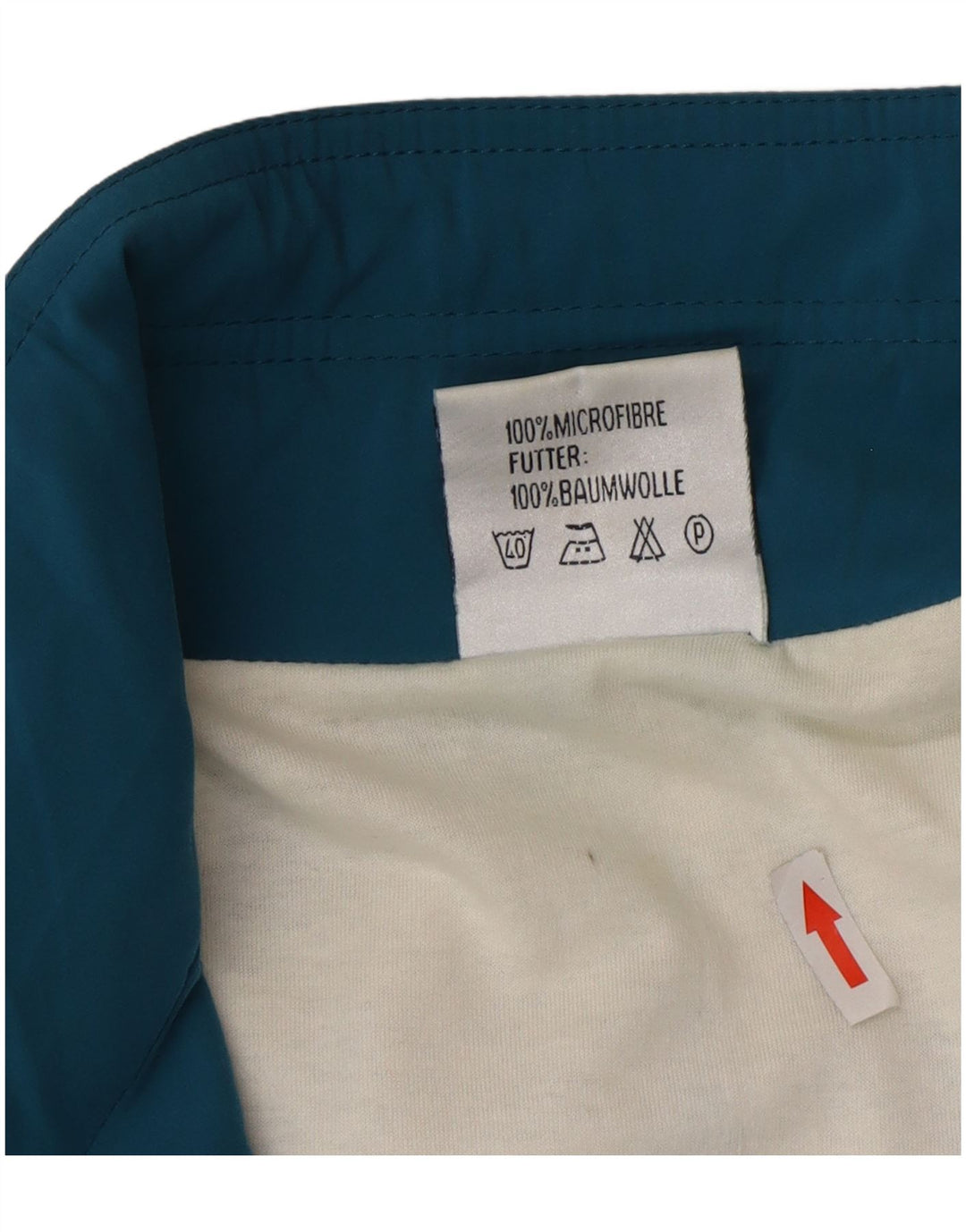 Vintage Herren-Trainingsanzug-Top-Jacke, große blaue Colourblock-Mikrofasern