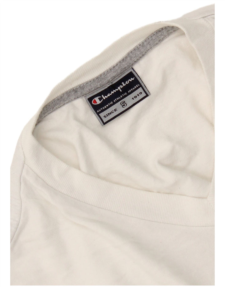 Champion Herren T-Shirt Top Small Weiß