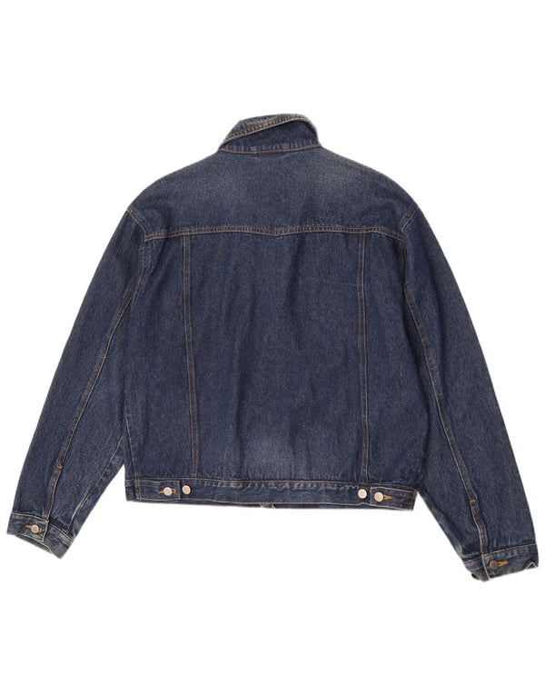 Giani Feroti Herren Jeansjacke UK 38 Mittelblaue Baumwolle
