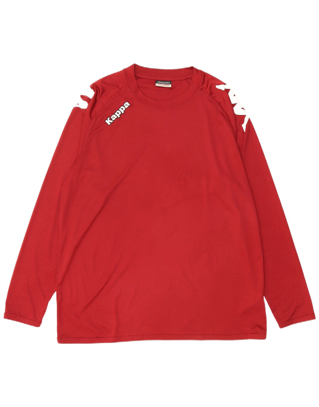 KAPPA Herren Grafik-Top Langarm 2XL Kastanienbraun Polyester