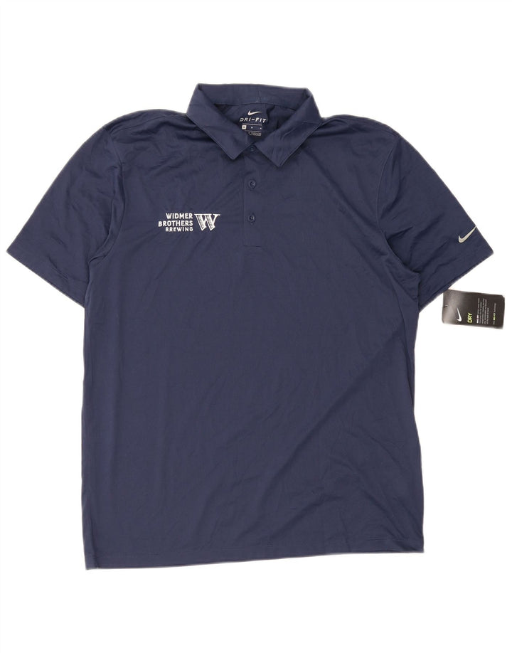 Nike Herren Dri Fit Poloshirt Medium Marineblau Polyester