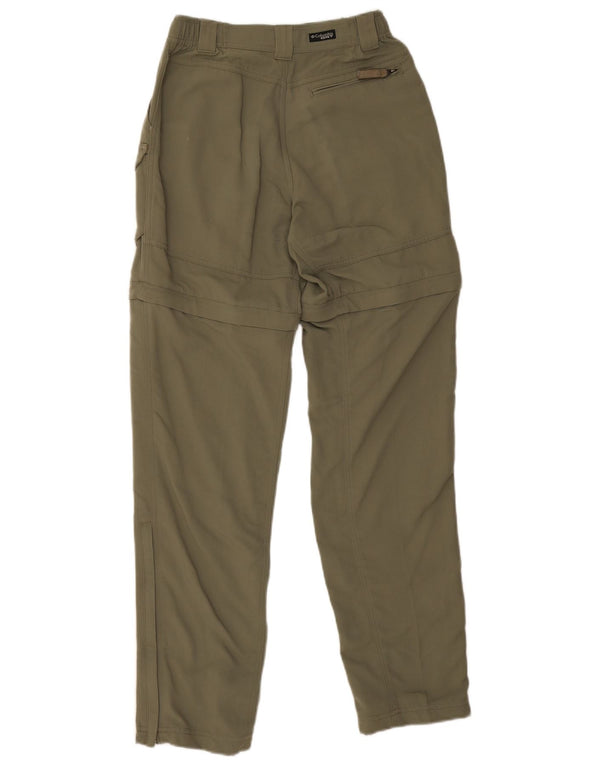 Columbia Gerade Cargohose für Damen XS W24 L30 Khaki Nylon