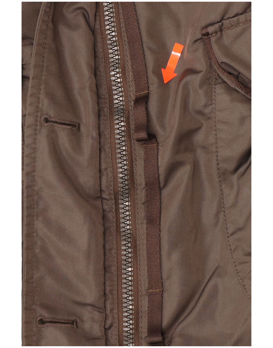 PEUTEREY Wattierter Damenmantel mit Kapuze IT 40 Small Khaki Polyester