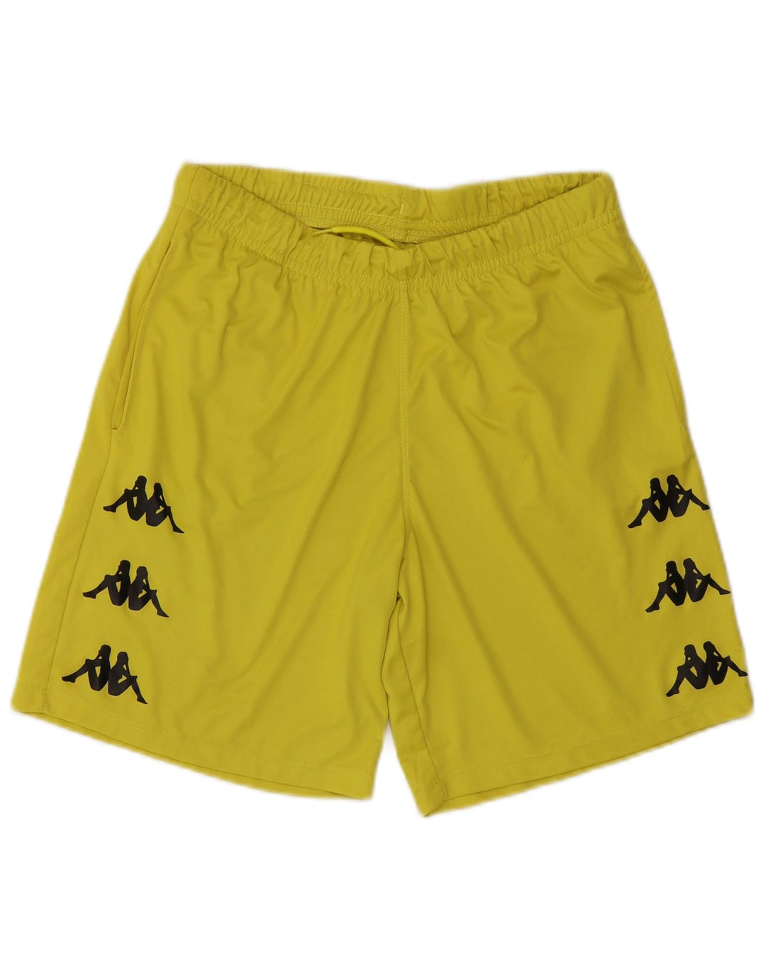 Kappa Herren Graphic Sport Shorts Large Gelb Polyester