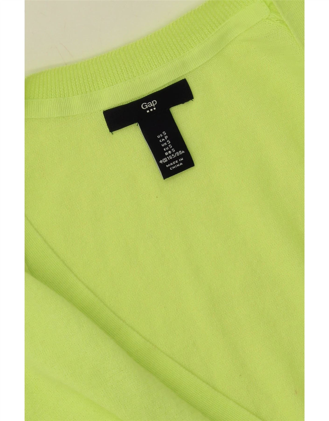 GAP Womens Cardigan Sweater UK 10 Small Green Cotton Vintage Gap and Second-Hand Gap from Messina Hembry 