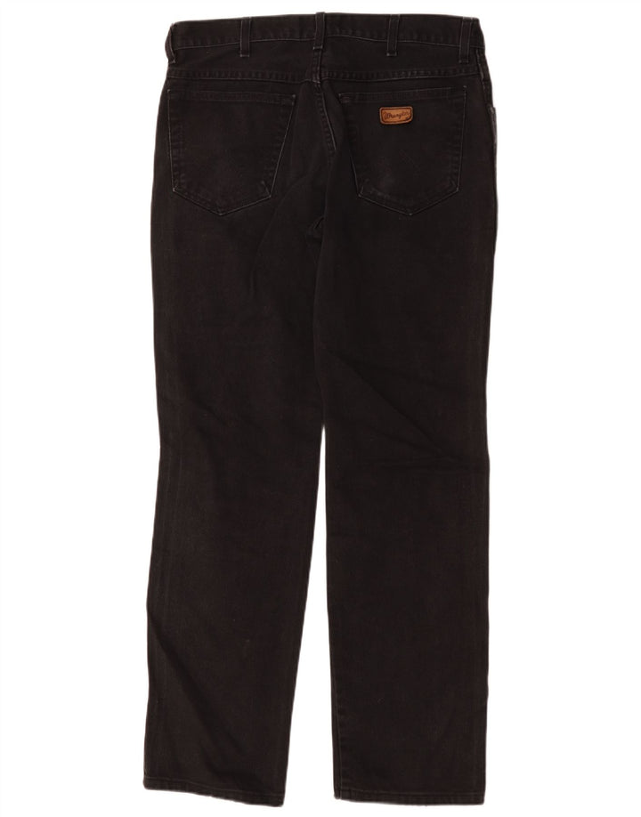 Wrangler Herren Straight Jeans W34 L31 Schwarz