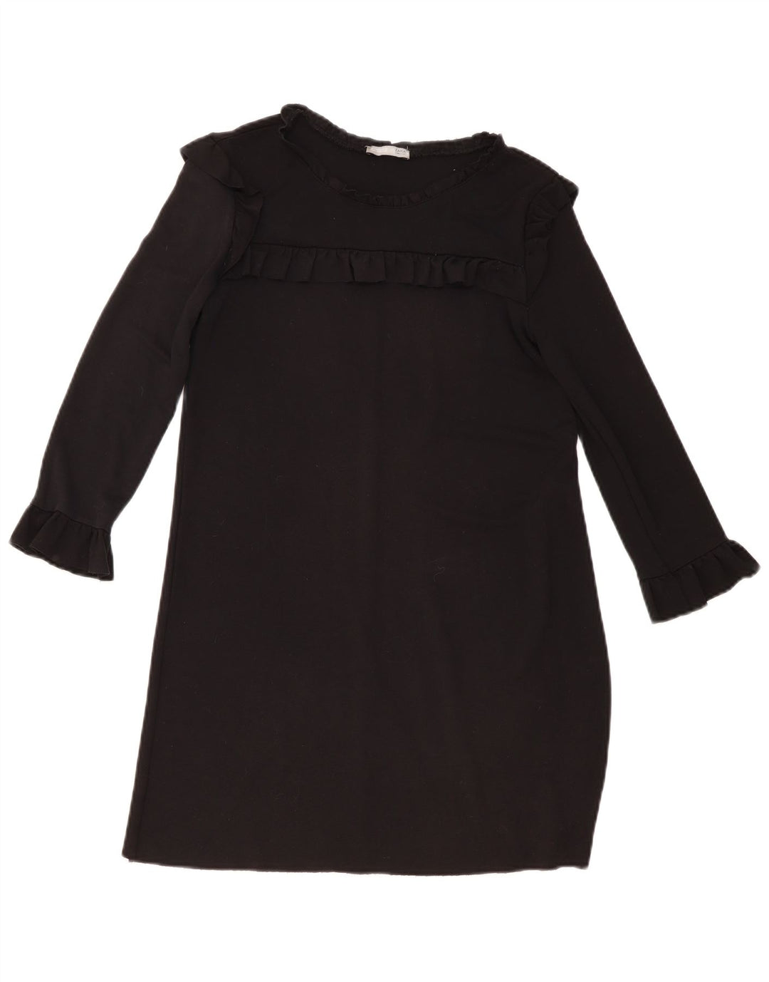 Zara Damen Pulloverkleid UK 10 Small Schwarz