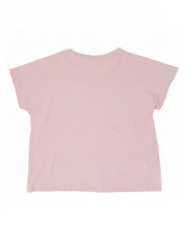 Puma Damen Graphic T-Shirt Top UK 14 Medium Lila