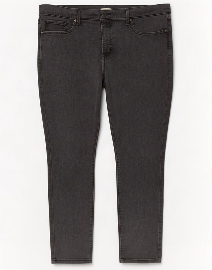 Levi's Damen Slim Jeans W34 L28 Graue Baumwolle