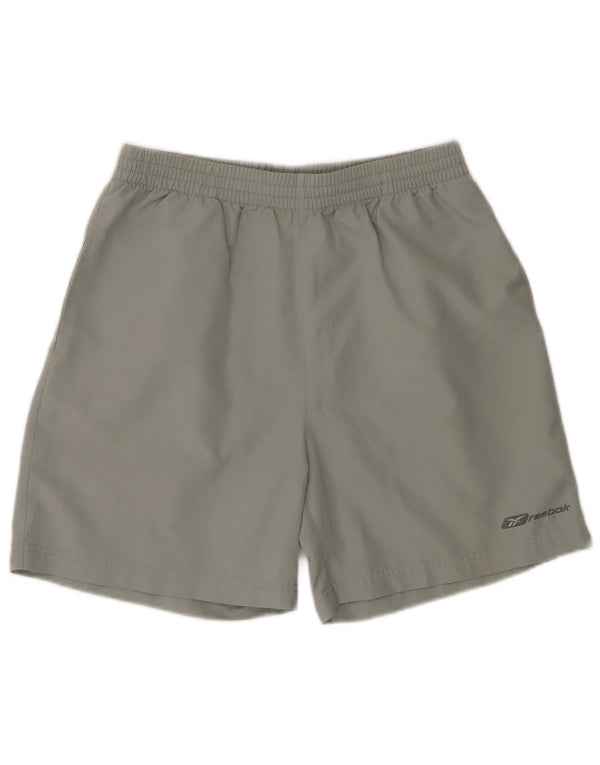 REEBOK Herren Sportshorts mittelgraues Polyester