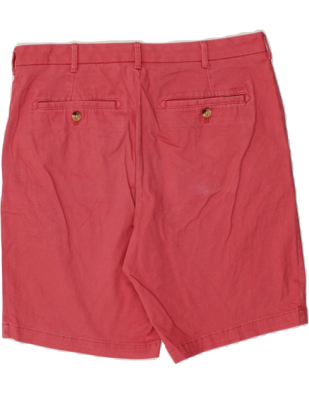 IZOD Mens Chino Shorts W32 Medium Red Cotton Vintage Izod and Second-Hand Izod from Messina Hembry 