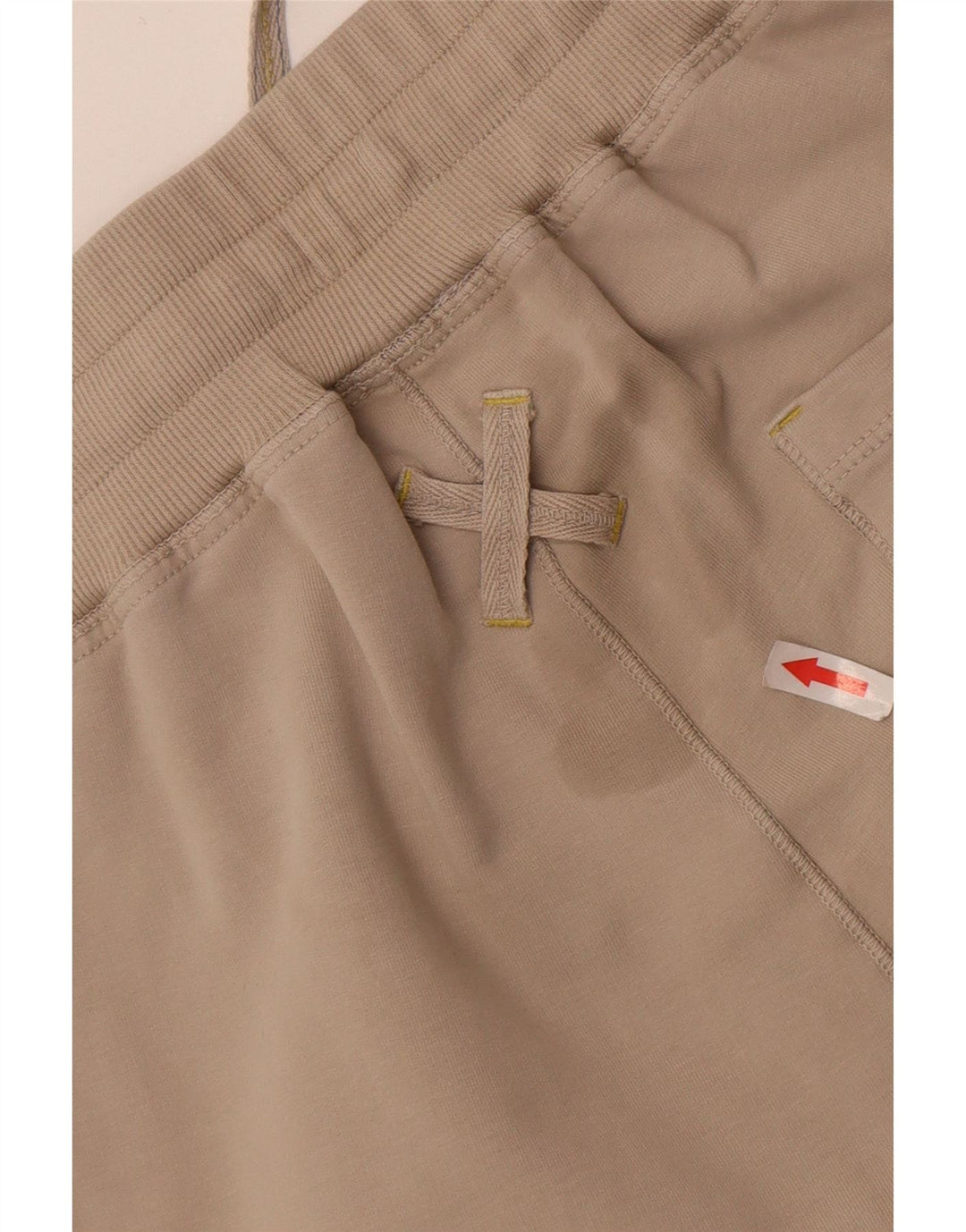 White Stuff Damen-Trainingshose, UK 12, Mittelbeige, Colourblock-Baumwolle