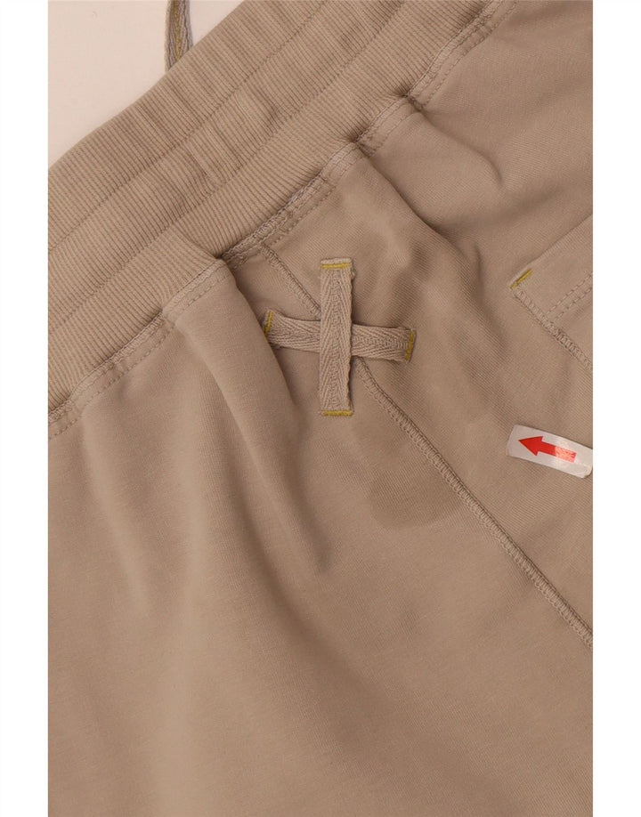 White Stuff Damen-Trainingshose, UK 12, Mittelbeige, Colourblock-Baumwolle