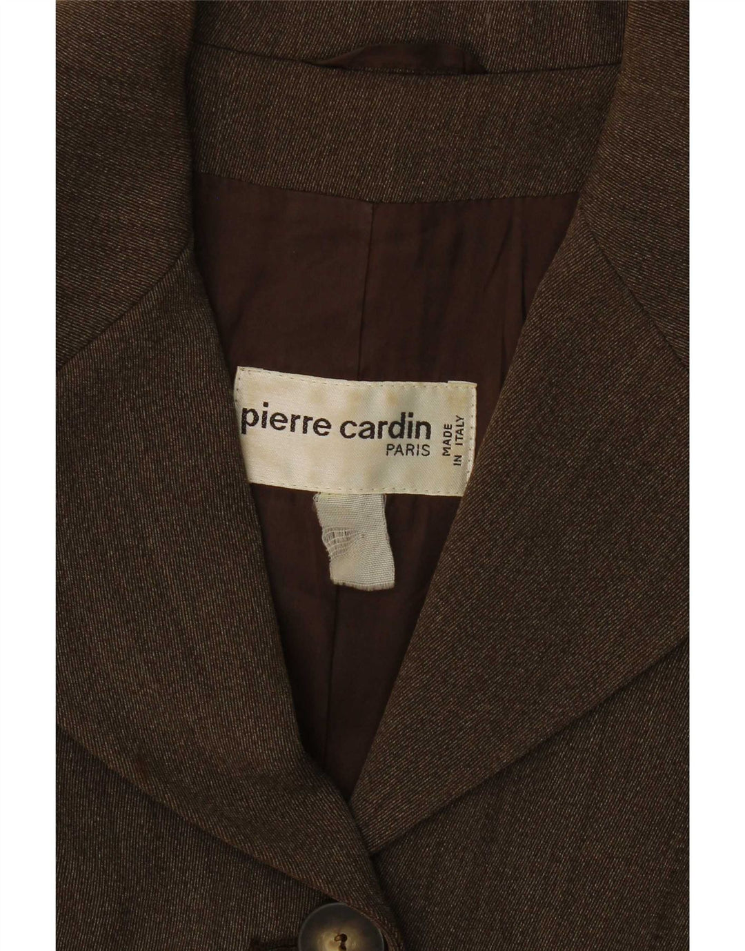 Pierre Cardin Damen 4-Knopf-Blazerjacke UK 14 Mittelbraun