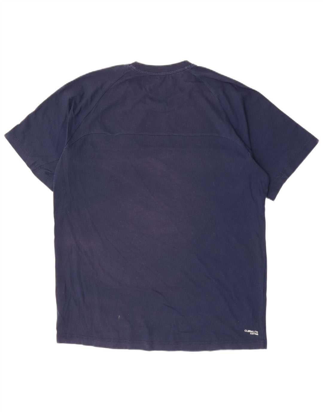 Adidas Herren Climalite Graphic T-Shirt Top XL Marineblau Polyester
