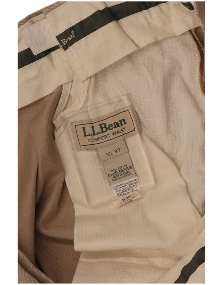 L.L.BEAN Herren-Chinohose mit Pegged, W37, L31, beige Baumwolle