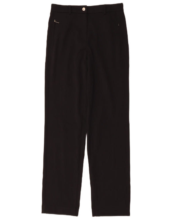 Marks & Spencer Damen Gerade Freizeithose UK 8 Small W28 L31 Schwarz