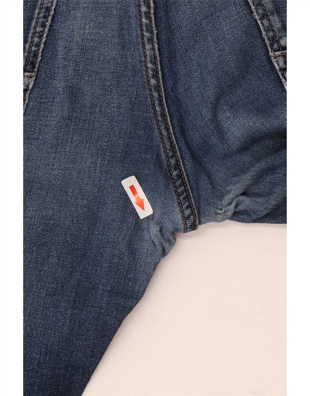 Hugo Boss Herren Slim Jeans W34 L34 Marineblaue Baumwolle