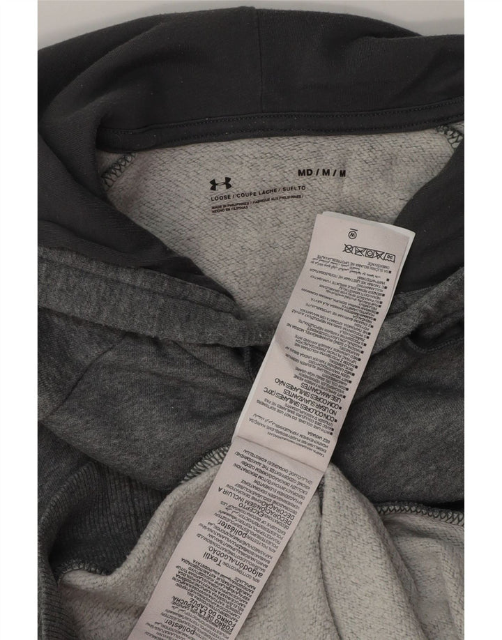 Under Armour Herren Kapuzenpullover aus mittelgrauer Baumwolle