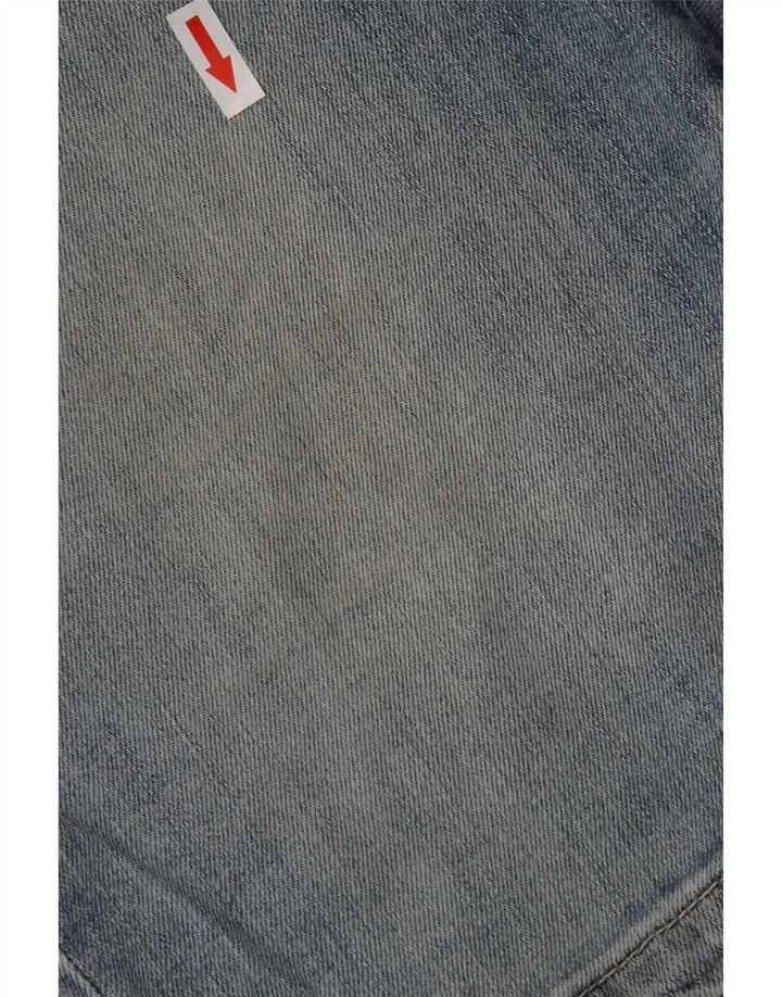 Armani Jungen-Jeansshorts, 15–16 Jahre, W34, blaue Baumwolle