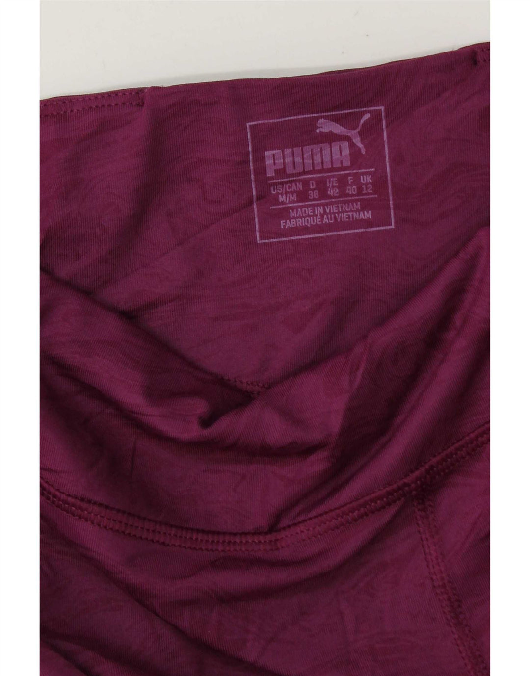 Puma Damen Leggings UK 12 Mittellila Farbblock