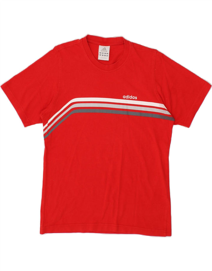ADIDAS Mens T-Shirt Top Small Red Cotton Vintage Adidas and Second-Hand Adidas from Messina Hembry 