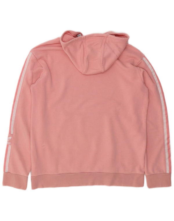 Adidas Mädchen Kapuzenpullover, 12–13 Jahre, rosa Baumwolle