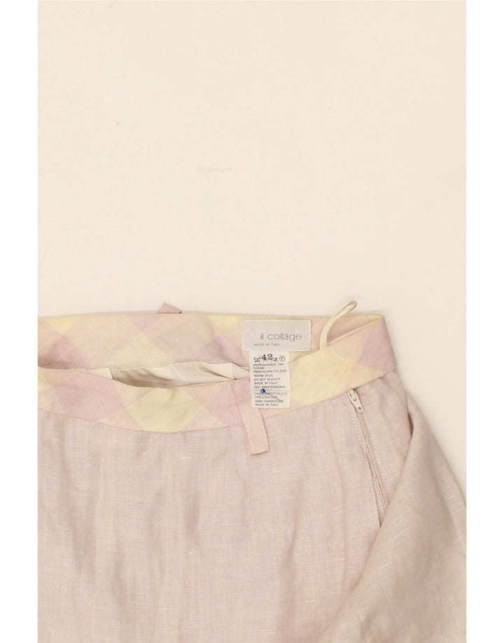 VINTAGE Womens Pencil Skirt IT 42 Medium W26 Beige Vintage Vintage and Second-Hand Vintage from Messina Hembry 