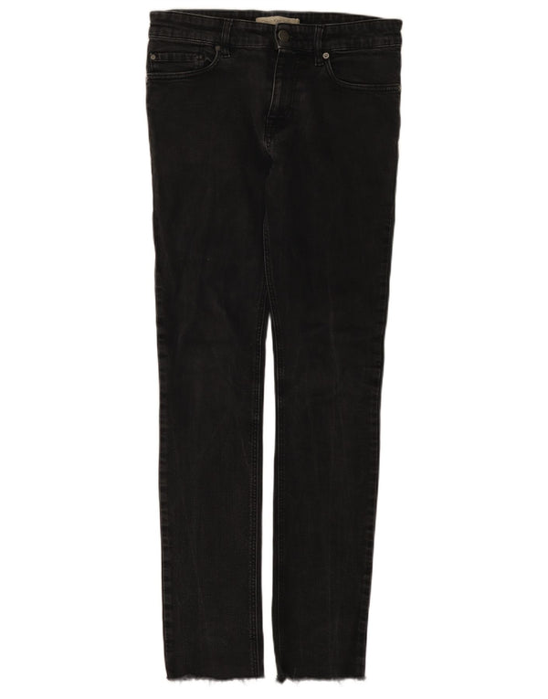 Calvin Klein Damen Slim Jeans W32 L34 Schwarze Baumwolle