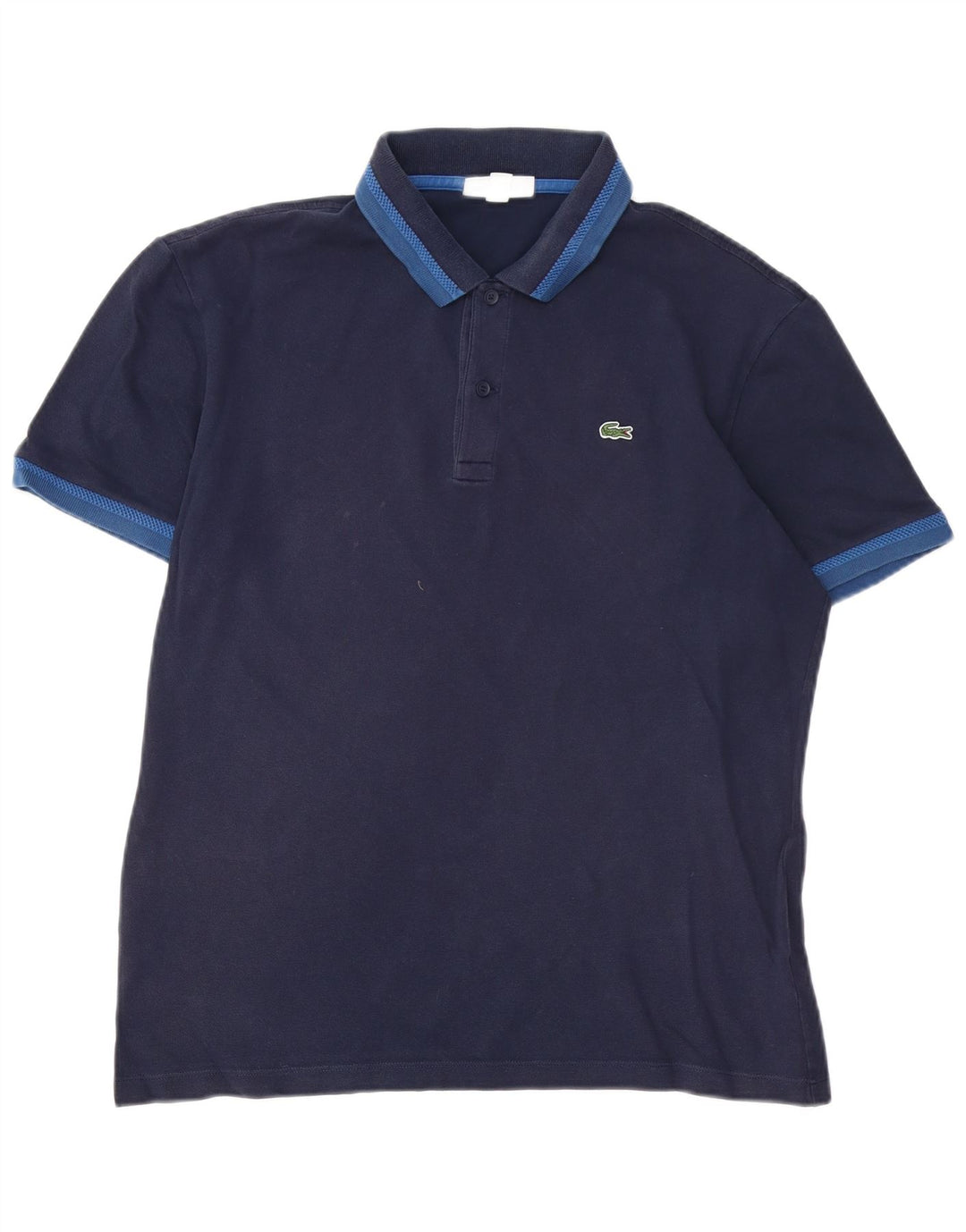 LACOSTE Slim-Fit-Poloshirt für Herren, Größe 5, groß, marineblaue Baumwolle