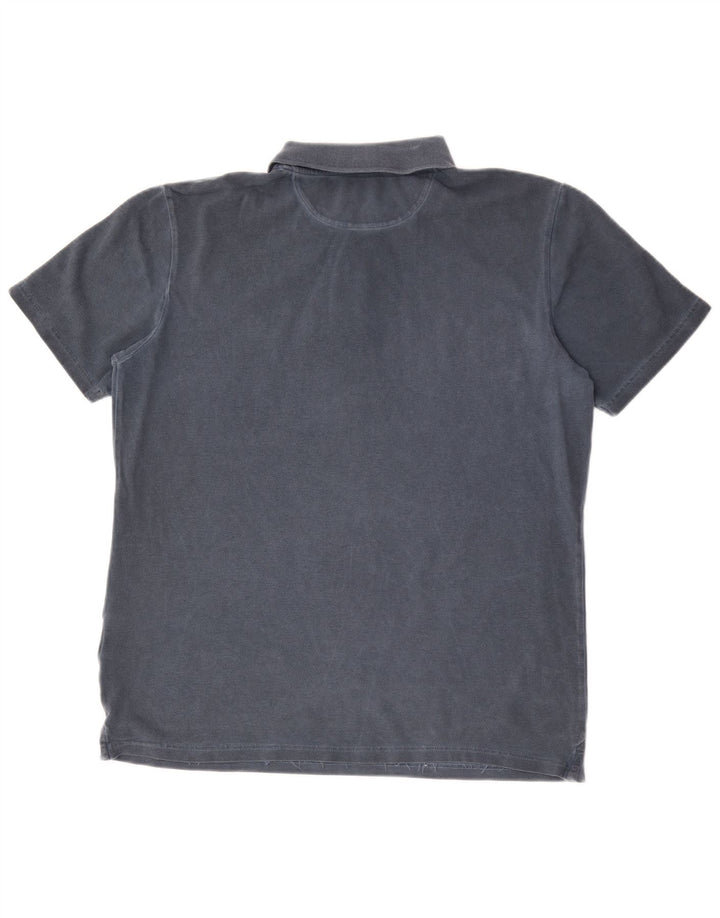 Timberland Herren-Poloshirt mit normaler Passform, mittelmarineblaue Baumwolle