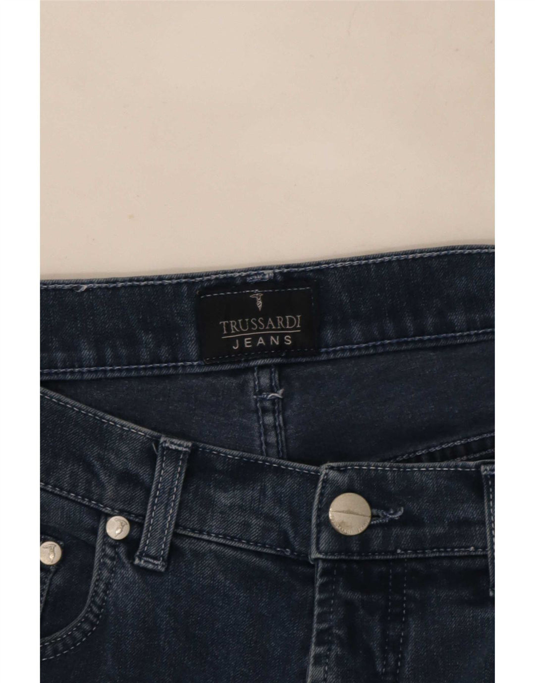 Trussardi Herren Slim Jeans W28 L28 Marineblau