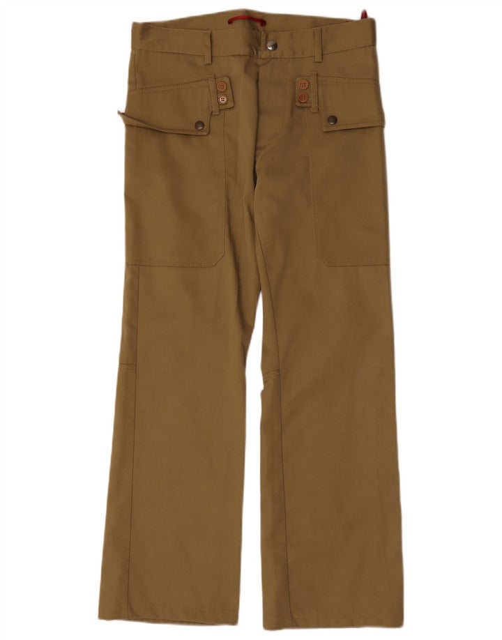 David Mayer Damen Bootcut-Cargohose IT 46 Large W31 L29 Khaki