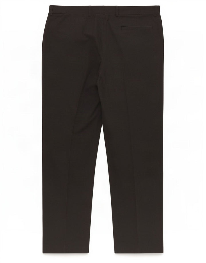 Marks & Spencer Maßgeschneiderte, gerade Anzughose für Herren, W38, L31, Grau, Polyester