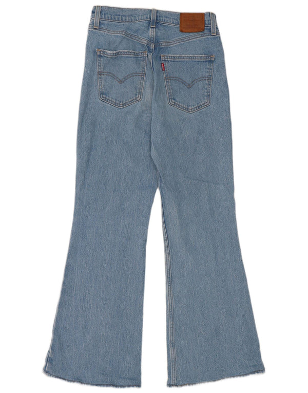 Levi's Damen Distressed High Rise Flared Jeans W26 L27 Blaue Baumwolle