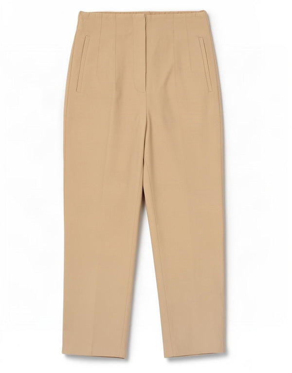 Zara Damen Tapered Casual Hose Medium W28 L27 Beige