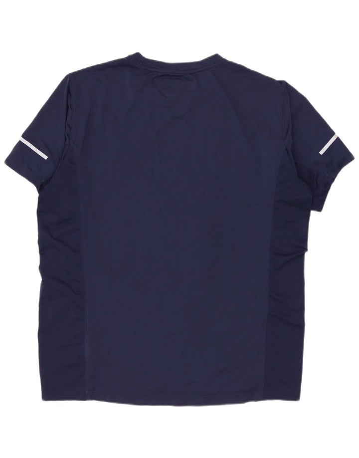 NEW BALANCE Herren T-Shirt Top Medium Marineblau Polyester