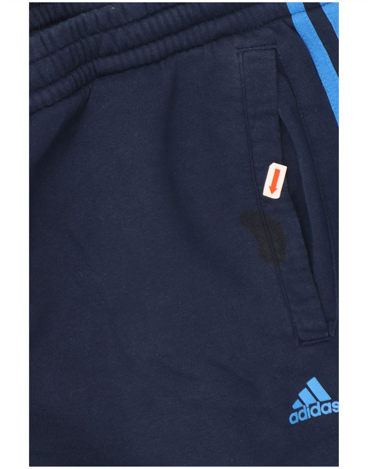 ADIDAS Herren-Trainingshose, Jogginghose, Größe 42/44, groß, marineblau, Baumwolle