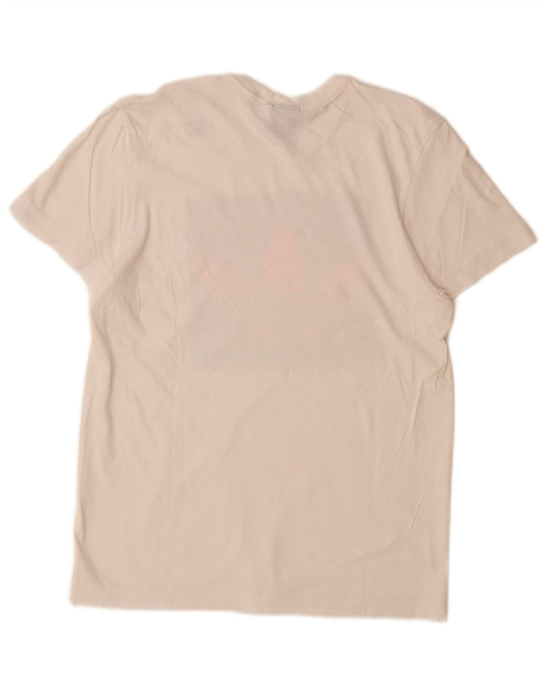 ADIDAS Herren Grafik T-Shirt Top Small Weiße Baumwolle