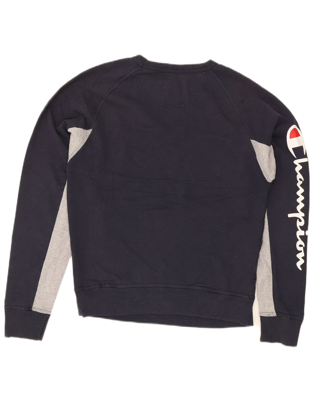 Champion Herren-Sweatshirt, groß, marineblau, Farbblock-Polyester