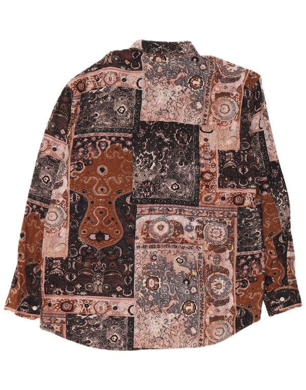 Vintage Herrenhemd Medium Mehrfarbig Patchwork